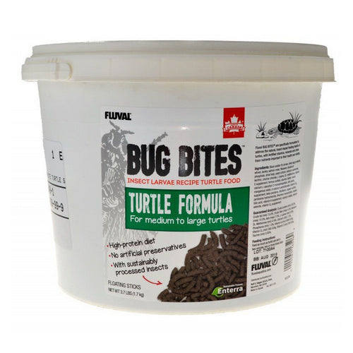 Bug Bites Turtle Formula Floating Sticks 3.7 lbs by Fluval