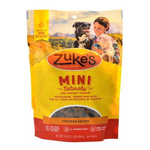 Mini Naturals Dog Treat - Roasted Chicken Recipe 1 lb by Zuke's