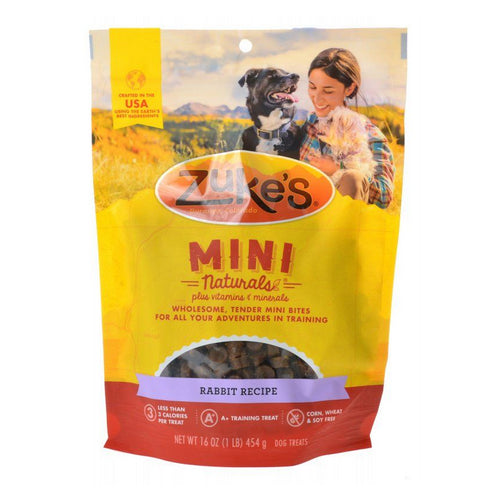 Mini Naturals Dog Treat - Wild Rabbit Recipe 1 lb by Zuke's