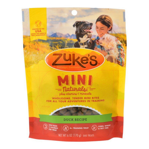 Mini Naturals Moist Dog Treats - Delicious Duck Recipe 6 oz by Zuke's