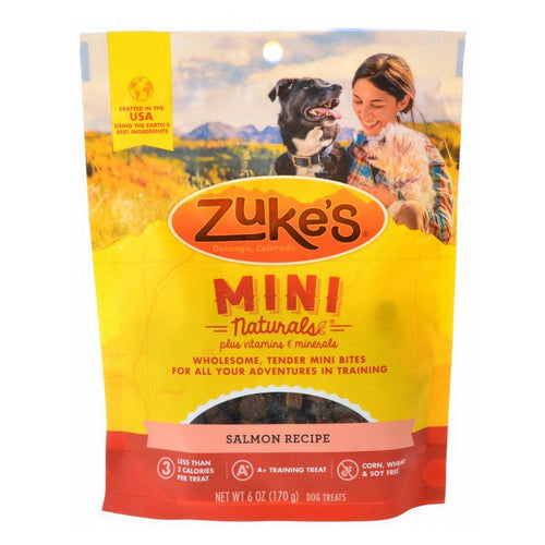 Mini Naturals Dog Treat - Savory Salmon Recipe 6 oz by Zuke's