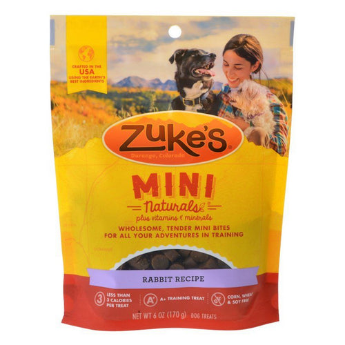 Mini Naturals Dog Treat - Wild Rabbit Recipe 6 oz by Zuke's