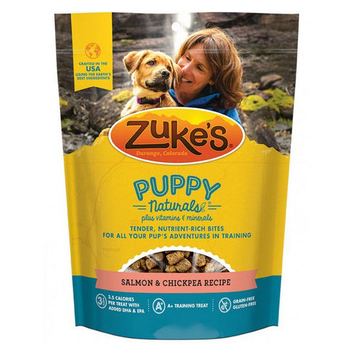 Puppy Naturals Dog Treats - Salmon & Chickpea Recipe 5 oz by Zuke's