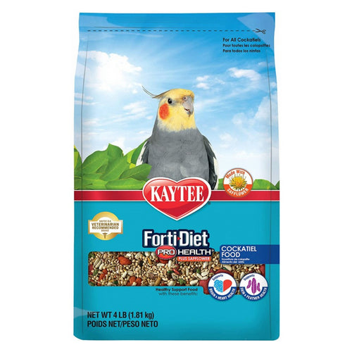 Forti-Diet Pro Health Cockatiel Food with Safflower 4 lbs by Kaytee