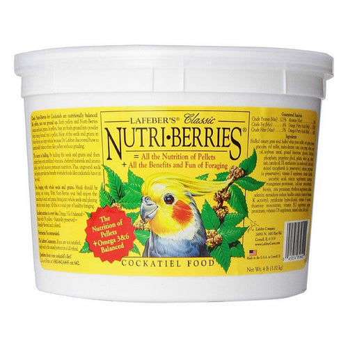 Classic Nutri-Berries Cockatiel Food 4 lbs by Lafeber