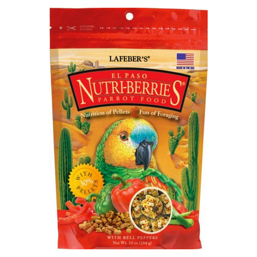 El Paso Nutri-Berries Parrot Food 10 oz by Lafeber