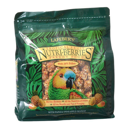 Tropical Fruit Nutri-Berries Parrot Food 3 lbs by Lafeber