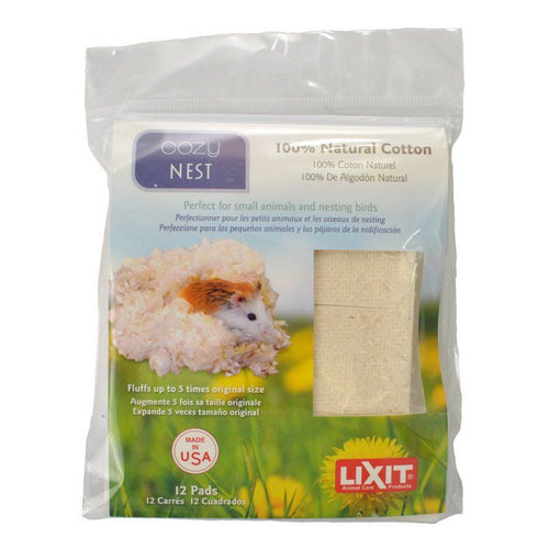 Cozy Nest Natural Cotton Bedding 12 Count by Lixit