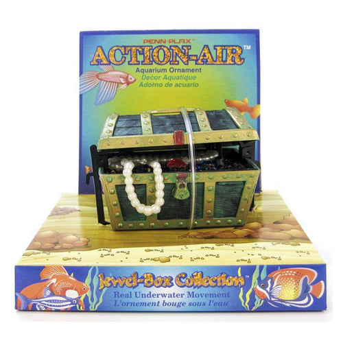 Action Air Treasure Chest Aquarium Ornament Treasure Chest by Penn Plax