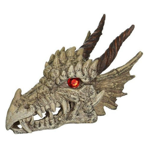 Gazer Dragon Skull Aquarium Ornament 5"L x 8"W x 5.5"H by Penn Plax