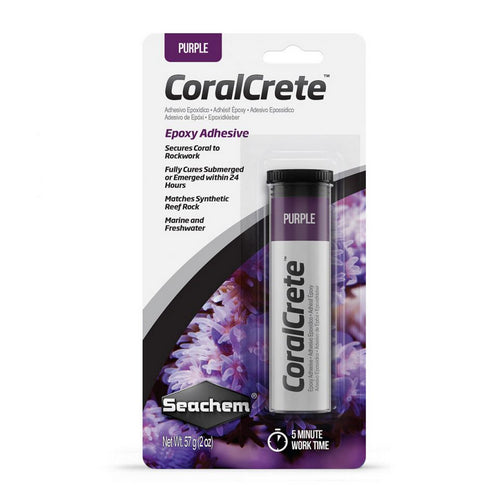 CoralCrete Purple Epoxy Adhesive 2 oz by Seachem