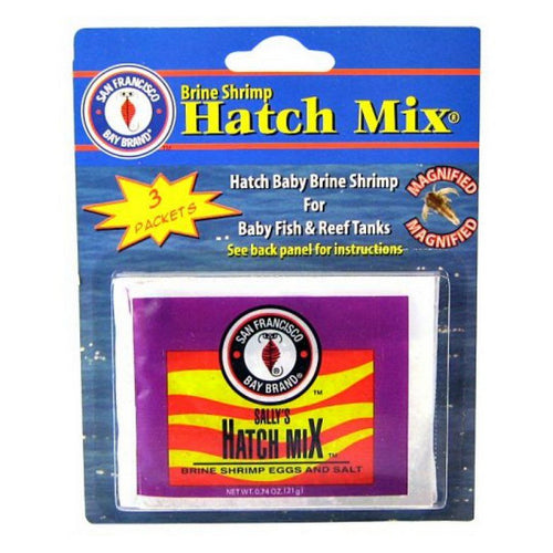 Brine Shrimp Hatch Kit .61 oz each (3 Pack) by San Francisco Salt Co