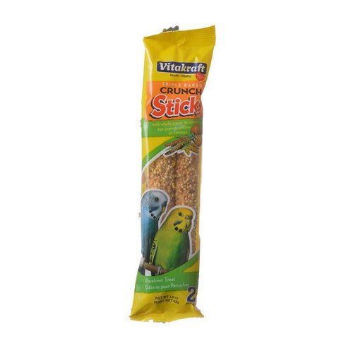 Crunch Sticks Parakeet Treat - Orange & Apricot Flavor 2 Pack - (1.6 oz) by Vitakraft