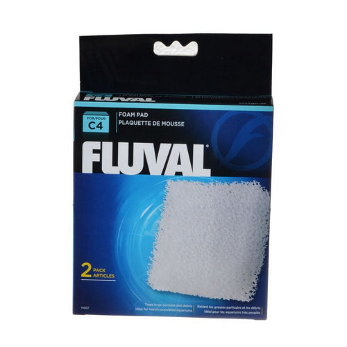 Power Filter Foam Pad Replacement For C4 Power Filter (2 Pack) by Fluval
