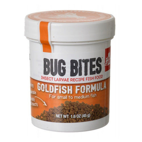 Bug Bites Goldfish Formula Granules for Small-Medium Fish 1.59 oz by Fluval