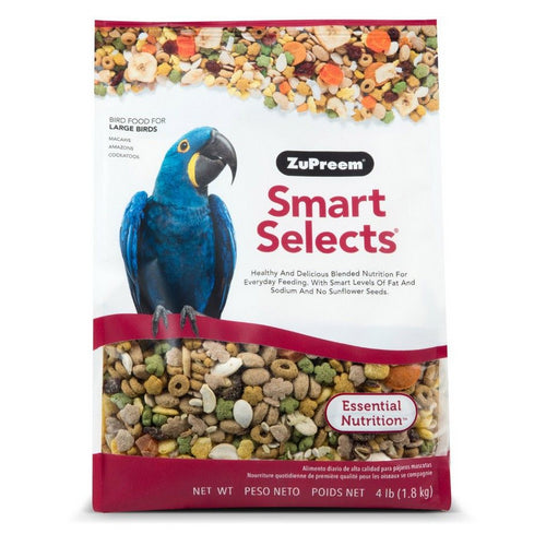 Smart Selects Bird Food for Large Birds 4 lbs by ZuPreem