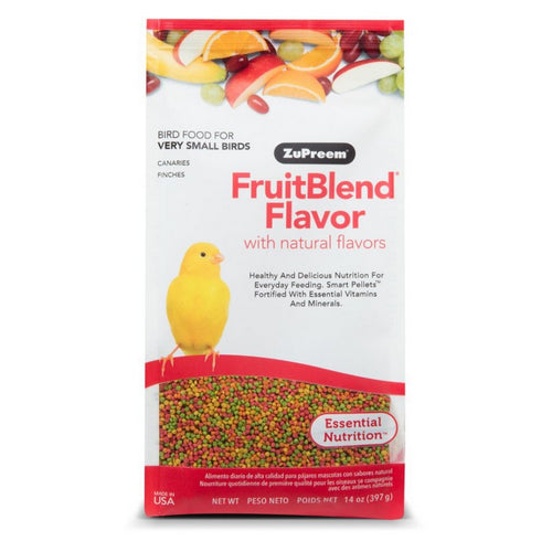 FruitBlend Flavor Bird Food for Very Small Birds 14 oz by ZuPreem