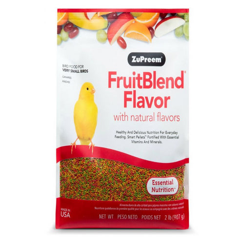 FruitBlend Flavor Bird Food for Very Small Birds 2 lbs by ZuPreem