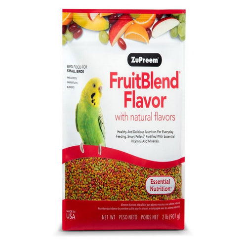 FruitBlend Premium Daily Bird Food - Small Birds 2 lbs by ZuPreem