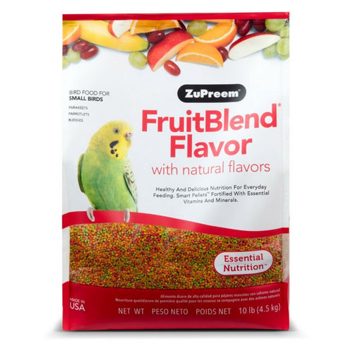 FruitBlend Premium Daily Bird Food - Small Birds 10 lbs by ZuPreem