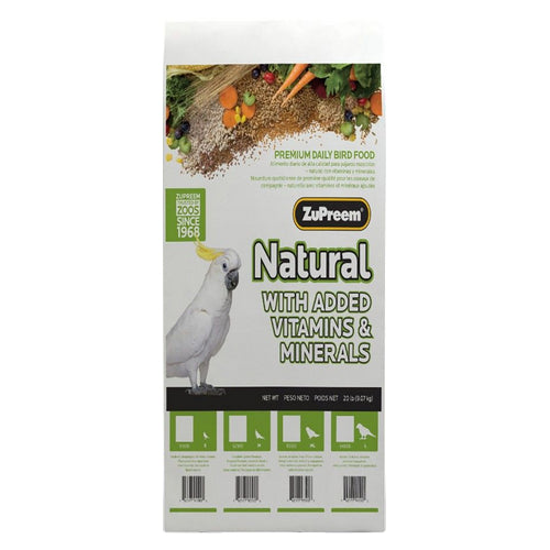 Natural Blend Bird Food - Large Parrot Large (20 lbs) by ZuPreem