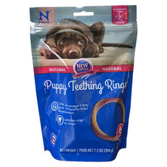 N-Bone Puppy Teething Rings Blueberry Flavor 6 count by N-Bone