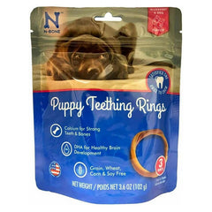 N-Bone Puppy Teething Ring Blueberry Flavor 3 count by N-Bone