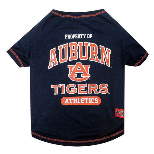 Pets First Auburn Tee Shirt for Dogs and Cats Large by Pets First