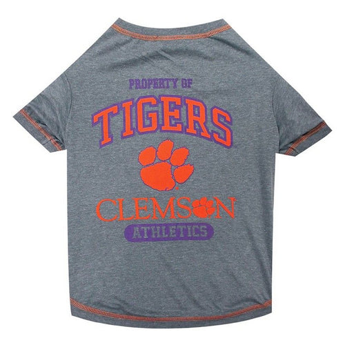 Pets First Clemson Tee Shirt for Dogs and Cats Large by Pets First