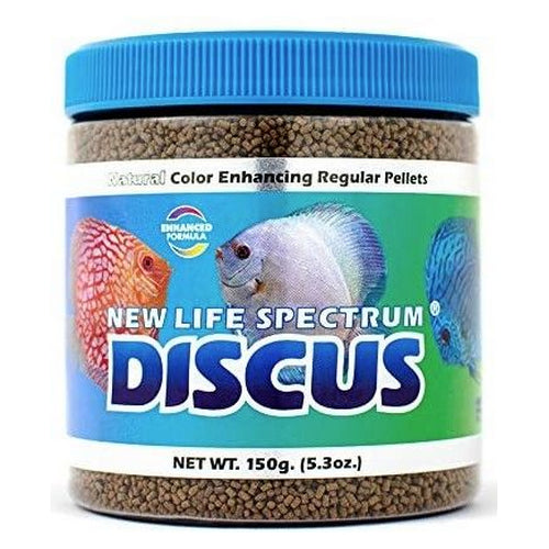 New Life Spectrum Natural Color Enhancing Discus Regular Pellets 150 g by New Life Spectrum