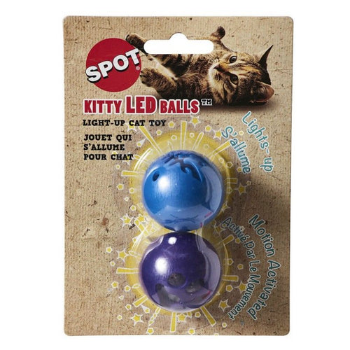 Spot Kitty LED Light Up Cat Toy 2 count by Spot