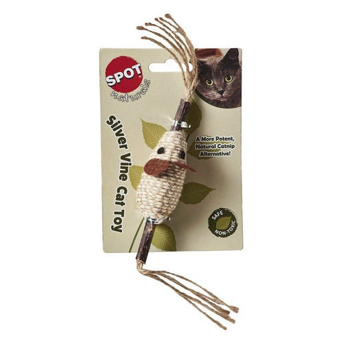 Spot Silver Vine Cord and Stick Cat Toy Assorted Styles 1 count by Spot