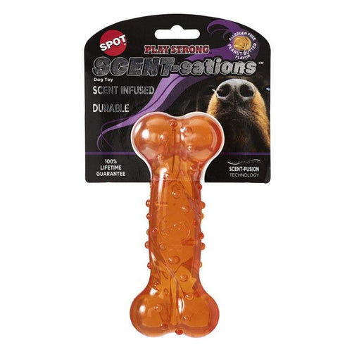 Spot Scent-Sation Peanut Butter Scented Bone 6" - 1 count by Spot