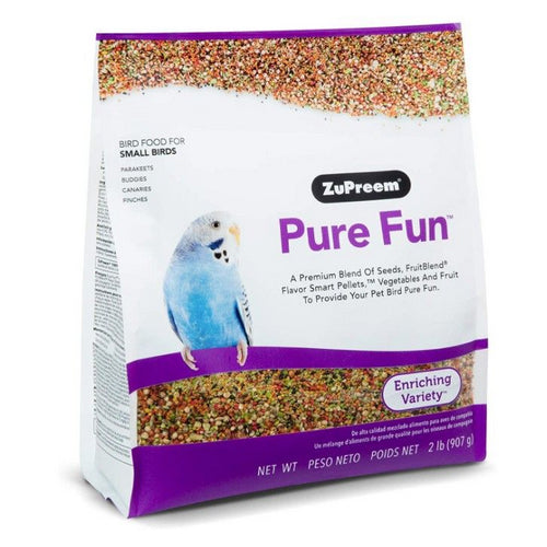 ZuPreem Pure Fun Enriching Variety Seed for Small Birds 2 lbs by ZuPreem