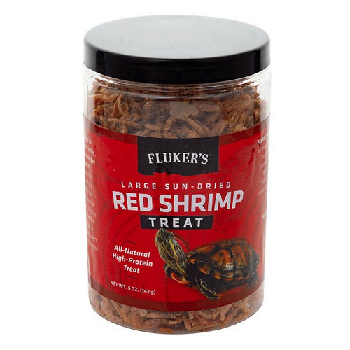 Flukers Sun-Dried Large Red Shrimp Treat 5 oz by Flukers