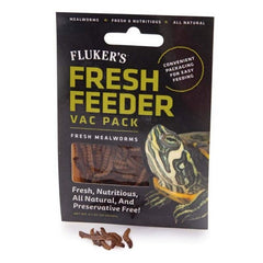 Flukers Mealworm Fresh Feeder Vac Pack 0.7 oz by Flukers