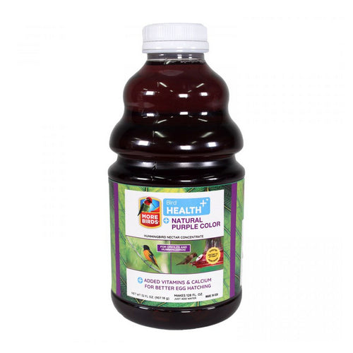 More Birds Health Plus Natural Purple Oriole and Hummingbird Nectar Concentrate 32 oz by More Birds