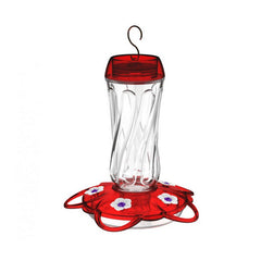 More Birds Orion Glass Hummingbird Feeder 16 oz capacity by More Birds