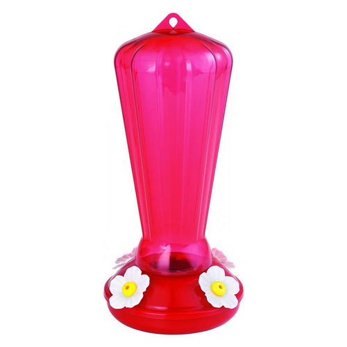 More Birds Hollyhock Plastic Hummingbird Feeder 25 oz capacity by More Birds