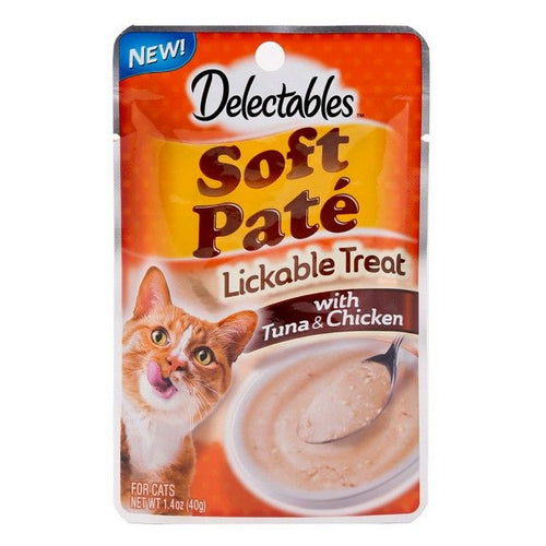 Hartz Soft Pate Lickable Treat for Cats Tuna and Chicken 1.4 oz by Hartz