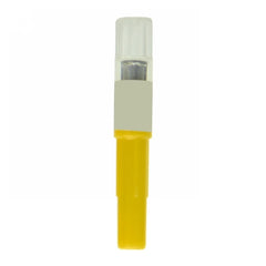 Ideal Disposable Aluminum Hub Needle 20 x 1-1/2" Yellow 1 Each by Ideal