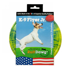 K-9 Flyer Dog Toy 6.5" Junior 1 Count by Ruffdawg