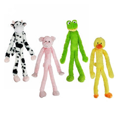 Swingin' Slevins Dog Toy 27" Assorted Animals 1 Count by Multipet