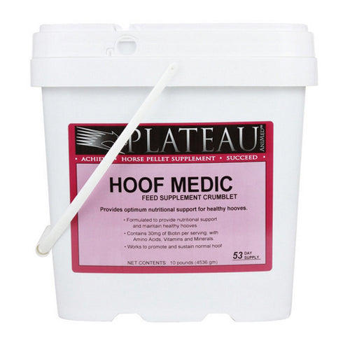 Plateau Hoof Medic Crumblets For Horses 10 Lbs by Animed