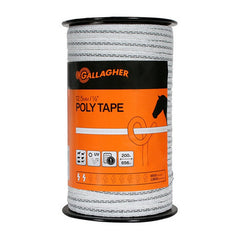 Poly Tape 1/2 Inch 656' White 1 Each by Gallagher