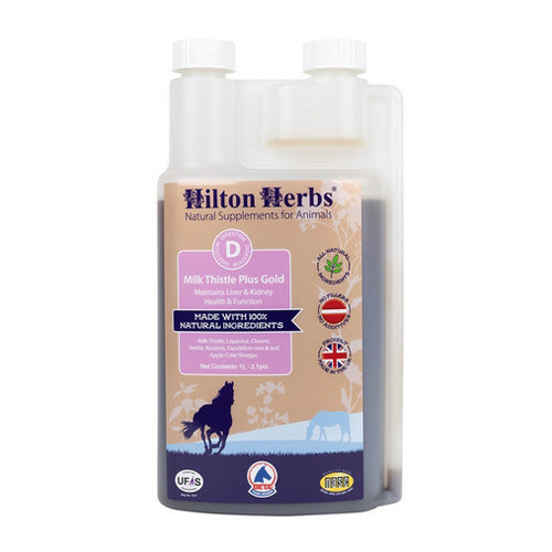 Milk Thistle Plus Gold Horse Supplement 1 Liter by Hilton Herbs