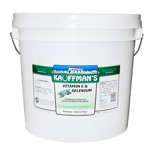 Vitamin E & Selenium Equine Supplement Powder 25 Lbs by Kauffmans