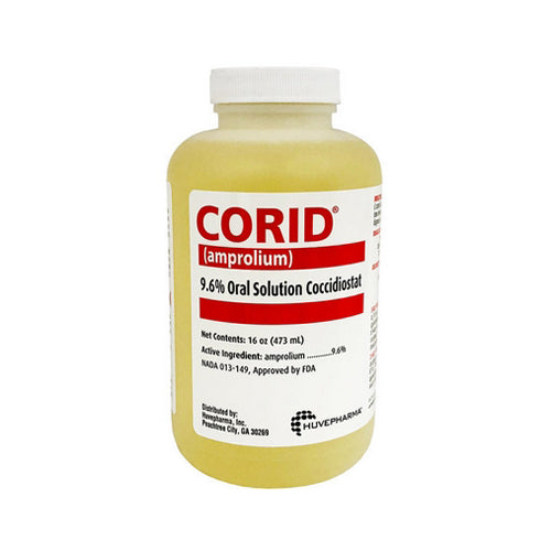 CORID 9.6% Oral Solution Coccidiostat for Calves 16 Oz by Huvepharma