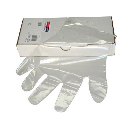 Disposable Plastic Wrist Length Gloves 100 Count by Continental