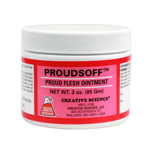 Proudsoff Proud Flesh Ointment for Horses, Cattle, Sheep and Goats 3 Oz by Creative Science